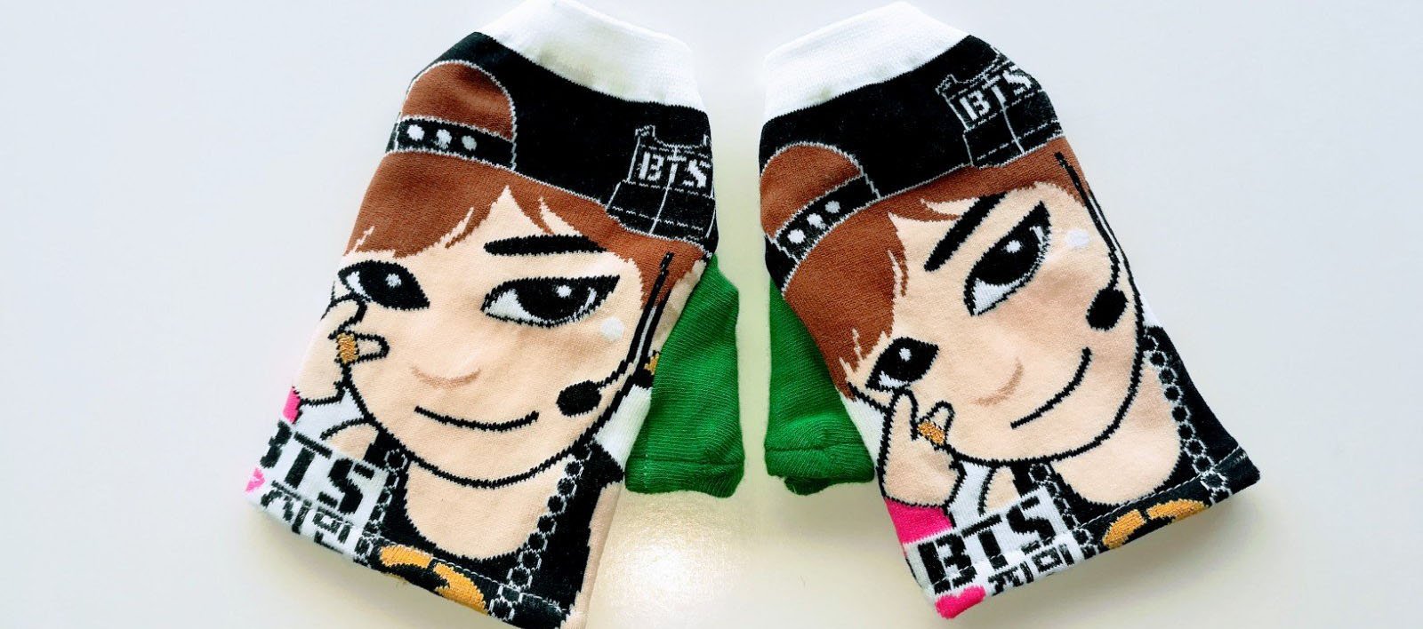 Pair of BTS fingerless Kitten Mittens